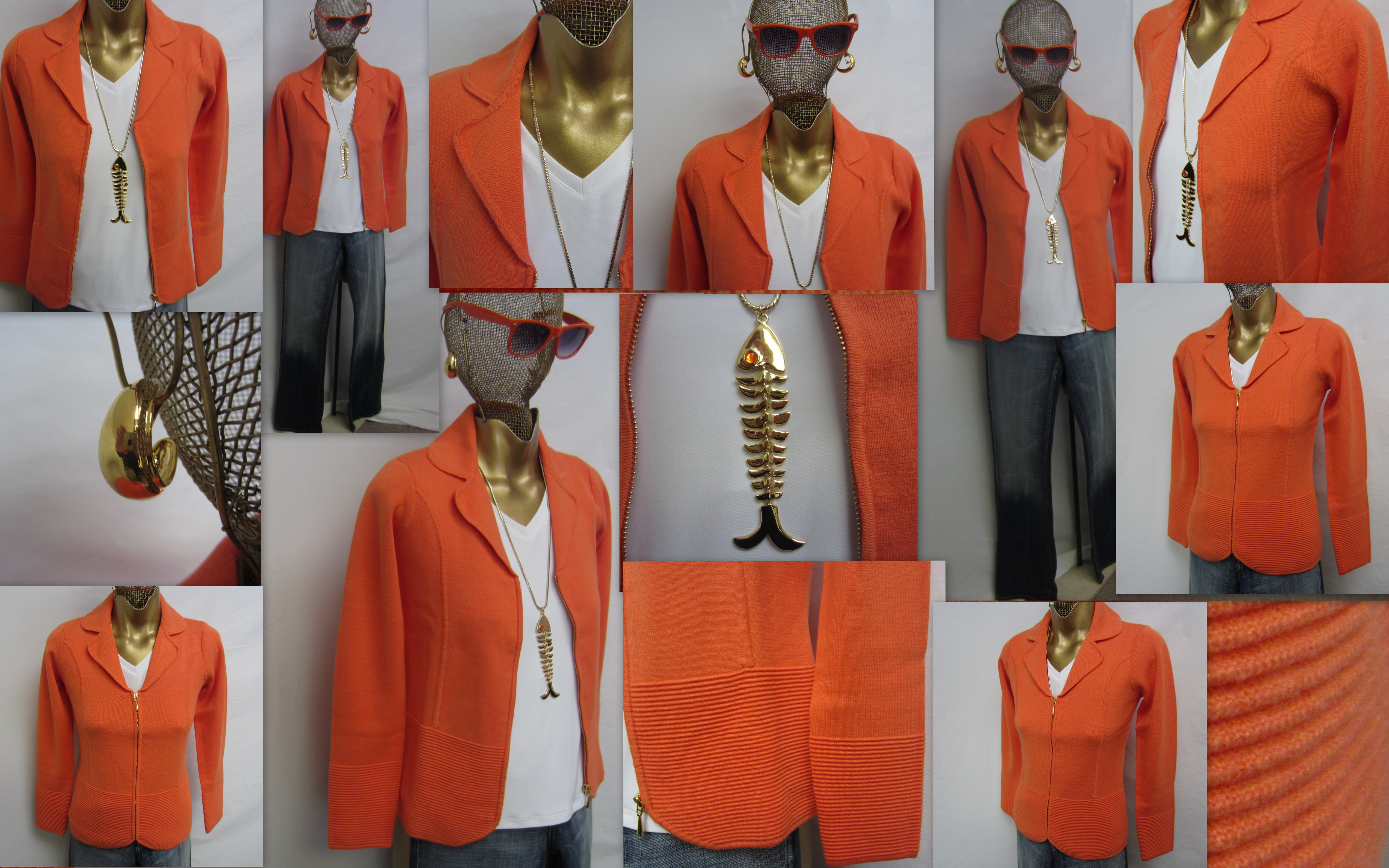 THE TANGERINE JACKET/CARDIGAN” – Louis Dell'Olio